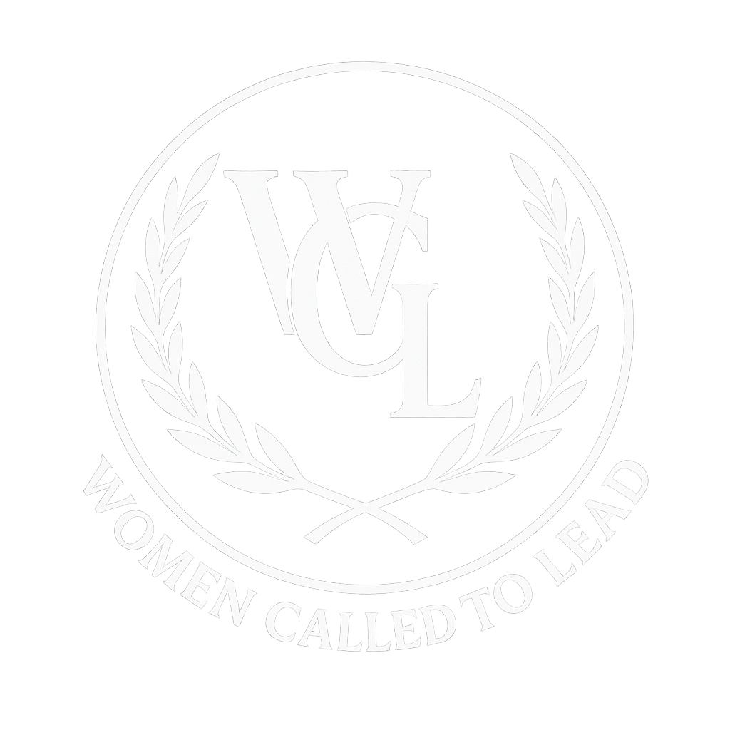 Women Called to Lead wreath logo